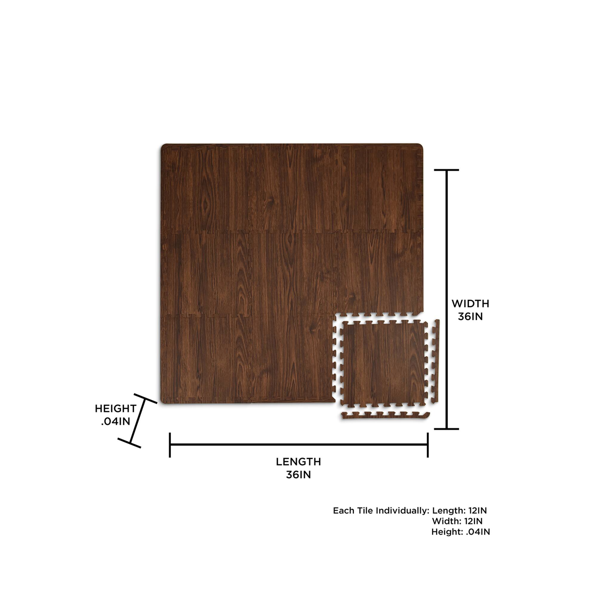 FloorPops Craftsman Interlocking Floor Tiles